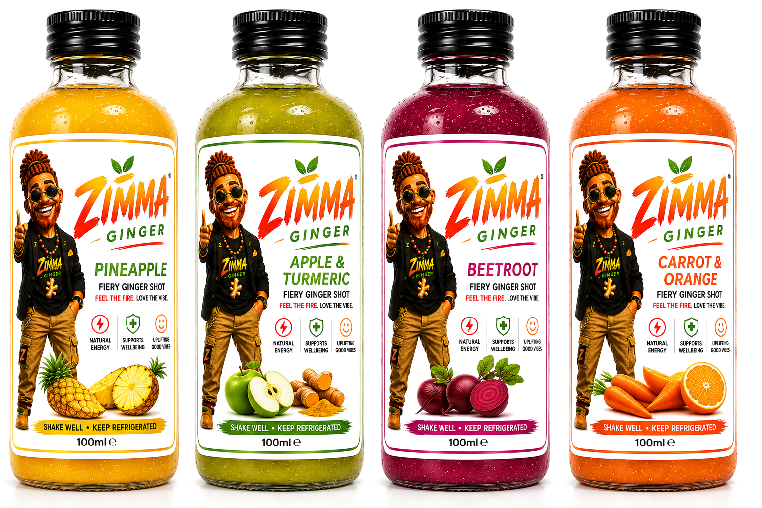 Zimma Ginger flavour range